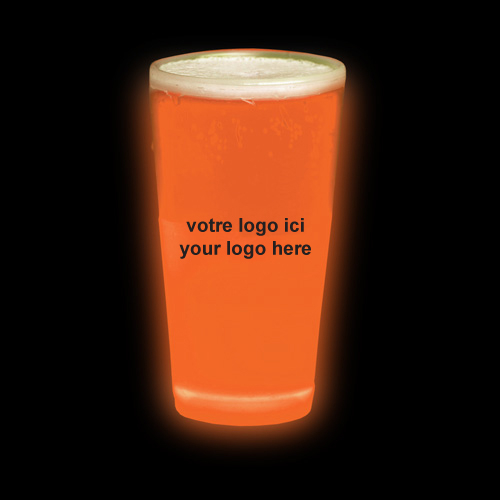 VERRE GLOW 12 OZ - ROUGE (DISC) #1152