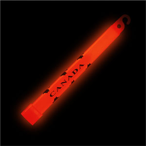 BATONS LUMINEUX 6" CANADA - PAQUET DE 25