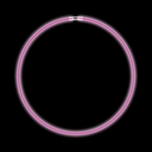 COLLIER LUMINEUX 22" - MAUVE - TUBE DE 50