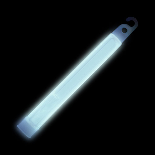 BATON LUMINEUX 6" - BLANC - PAQUET DE 25