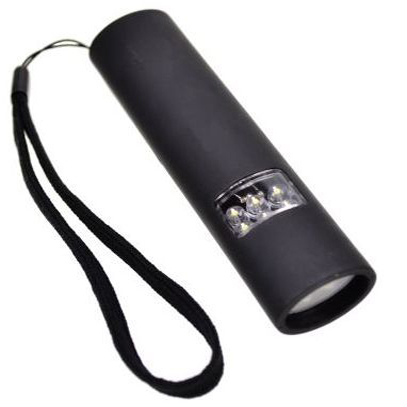 LAMPE DE POCHE 2 DANS 1, 6 DEL ET 4 DEL - 2 BATTERIES AAA INCLUSES & REMPLAÇABLES