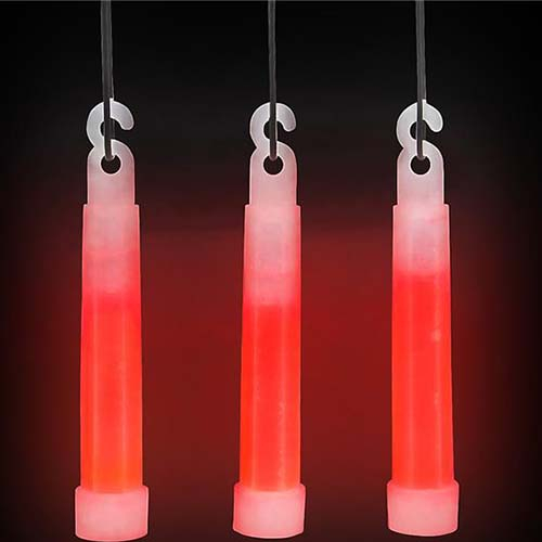 BATON LUMINEUX 4" - ROUGE - PAQUET DE 50 #1201