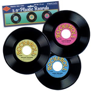 DISQUE PLASTIQUE 9" - PAQUET DE 3