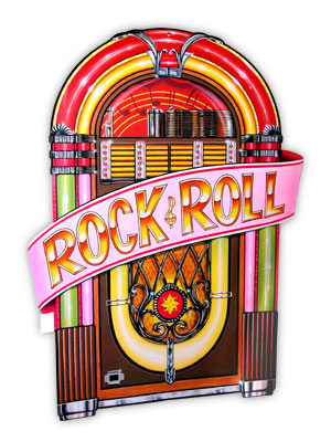 PANNEAU DECORATIF JUKE BOX 36"