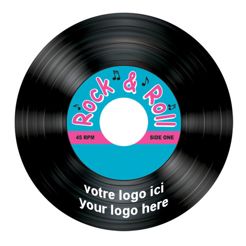 SOUS-VERRE ROCK &ROLL - PAQUET DE 8 #1266