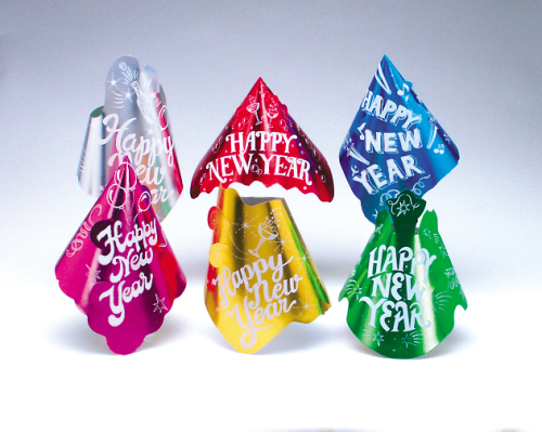 CHAPEAUX DE FETE HAPPY NEW YEAR - PAQUET DE 72