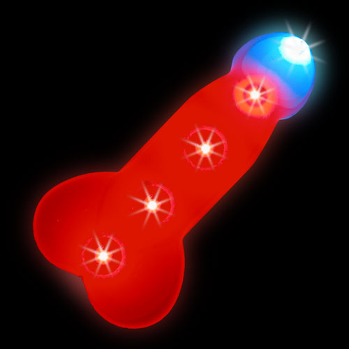 PENIS LUMINEUX - PAQUET DE 12 - (DISC.)