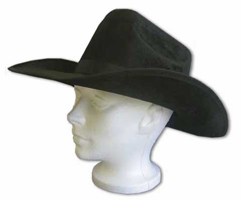 CHAPEAU DE COWBOY NOIR