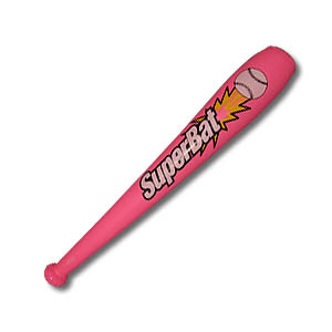 BASEBALL BAT INFLATABLE 42" - ASSORTED
