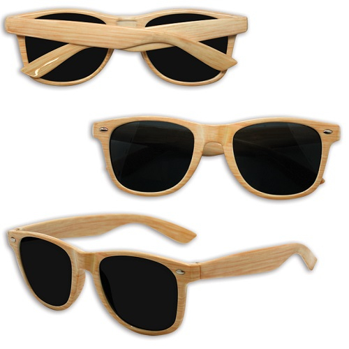 ICONIC WOODGRAIN SUNGLASSES - PACK OF 12