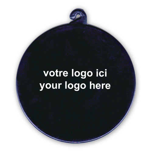 MEDAILLON CROCHET POUR COLLIER A FLEURS - NOIR #389