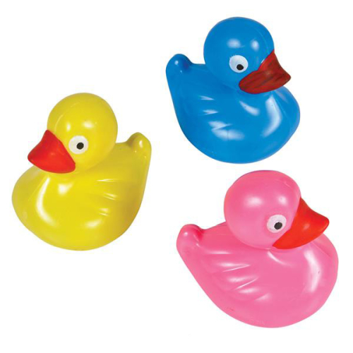 CANARD FLOTTANT 3" - ASSORTIES - PAQUET DE 12