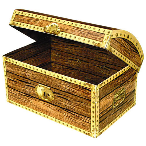 COFFRE AU TRESOR 11¾" X 8" (PLIABLE)