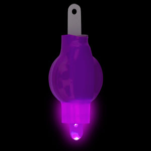 FLORALYTE  II AVEC INTERRUPTEUR - MAUVE - PAQUET DE 10- (DISC.)