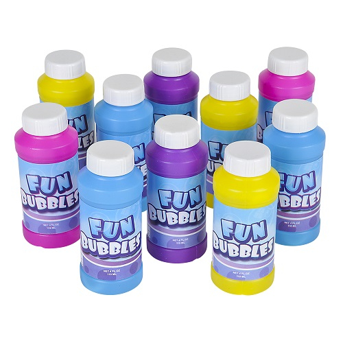 BULLES 4 OZ - PAQUET DE 12 - COULEURS ASSORTIES