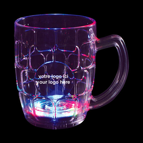 CHOPE A BIERE LUMINEUSE CLIGNOTANTE DEL - MULTICOLORE -3 BATTERIES AG13 INCLUSES & REMPLAÇABLES #488