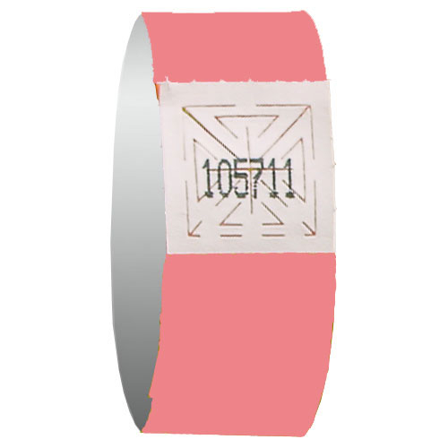 BRACELET D'ADMISSION CORAIL -3/4"- PAQUET DE 500 UNITES