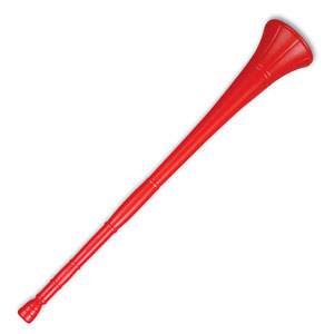 TROMPETTE GEANTE DE SUPPORTER - 28" - ROUGE