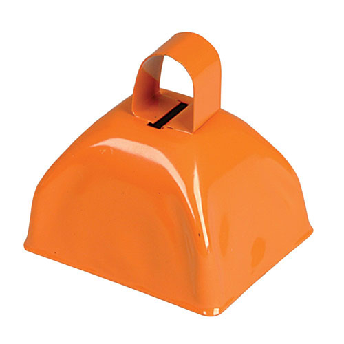 CLOCHE A VACHE - ORANGE - PAQUET DE 12