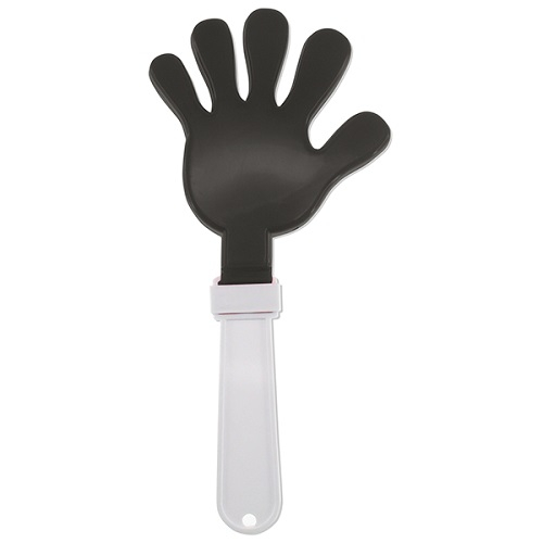 CLAQUE-MAIN EN PLASTIQUE 11" - NOIR