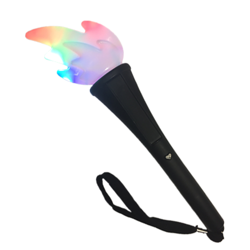 FLASHING OLYMPIC TORCH- 3XAG13 BATTERIES INCLUDED & REPLACEABLE