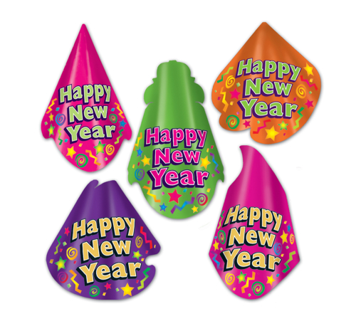 ASSORTIMENT DE CHAPEAUX COLOR-BRITE - PAQUET DE 50