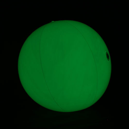 BALLON DE PLAGE LUMINEUX DEL-VERT- 20" - 3 SECTIONS DE 3 BATTERIES AG13 INCLUSES & REMPLAÇABLES