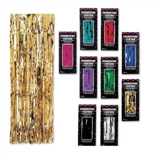 RIDEAU (2 PLIE) - PAQUET DE 12 - ASSORTIES - PEUT CHOISIR LES COULEURS