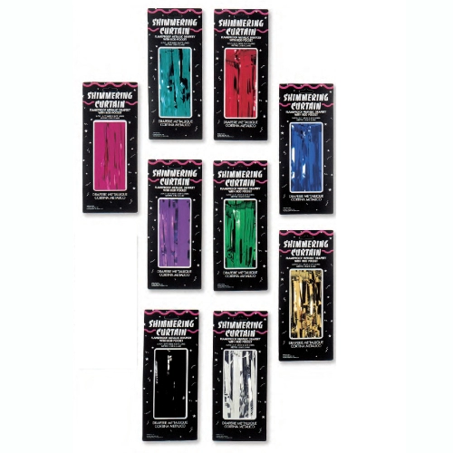 RIDEAUX (1 PLI) - ASSORTIES - PAQUET DE 12 - CHOISIR LES COULEURS